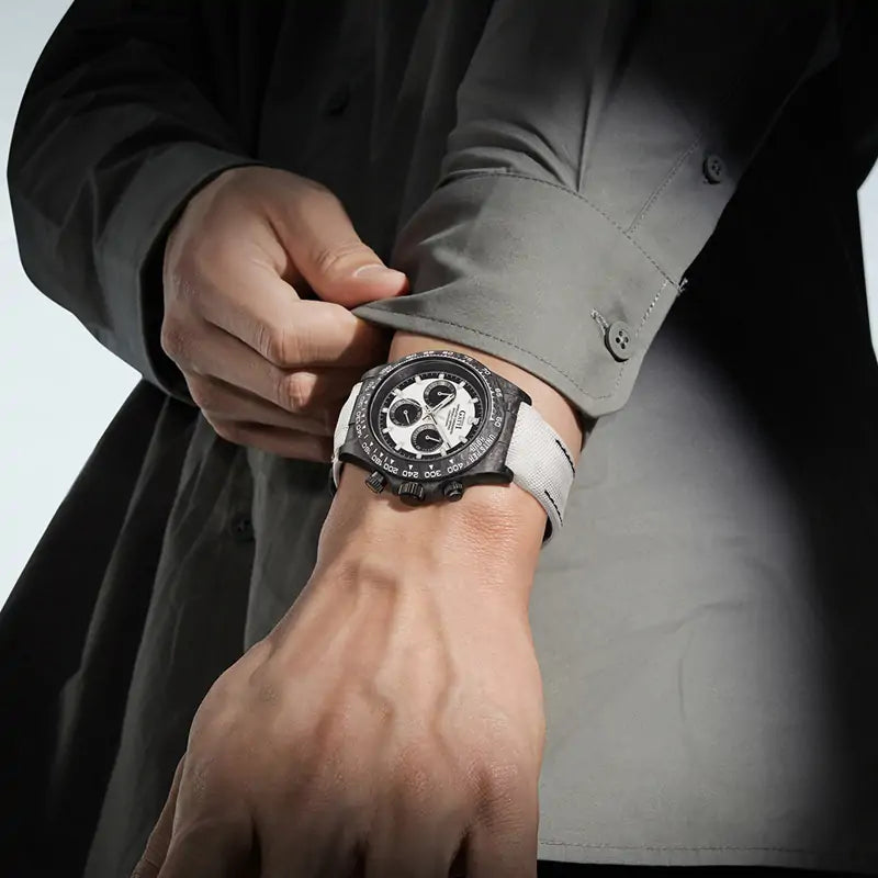 BG9010 Carbon Fiber Chronograph Watch