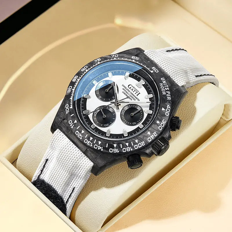 BG9010 Carbon Fiber Chronograph Watch