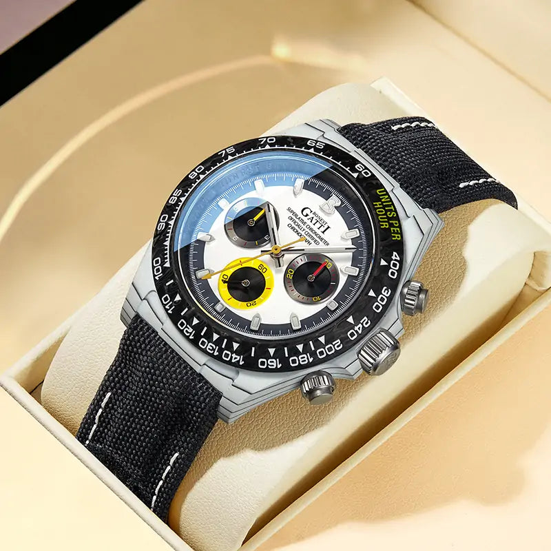 BG9010 Carbon Fiber Chronograph Watch