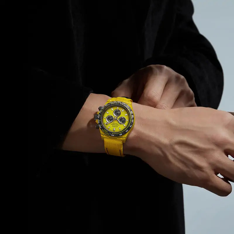 BG9010 Carbon Fiber Chronograph Watch
