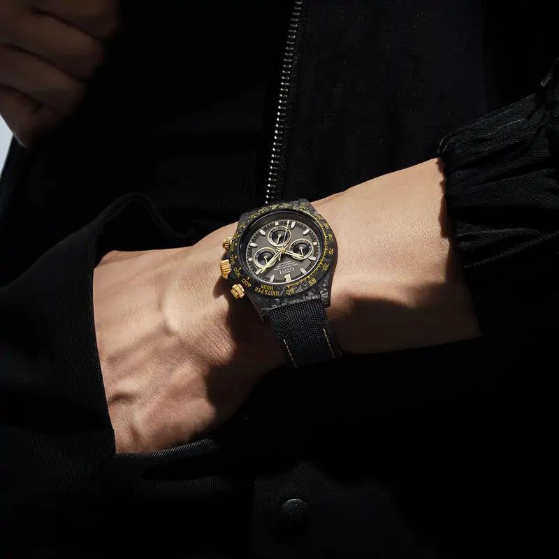 BG9010 Carbon Fiber Chronograph Watch
