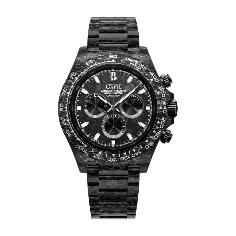 BG9012 Fully Luminous Carbon Fiber Automatic Mechanical Watch
