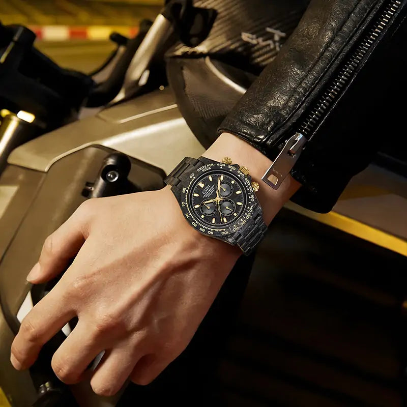 BG9012 Fully Luminous Carbon Fiber Watch