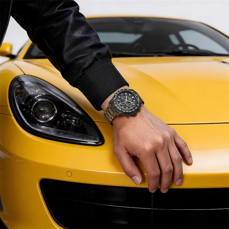 BG9012 Fully Luminous Carbon Fiber Watch