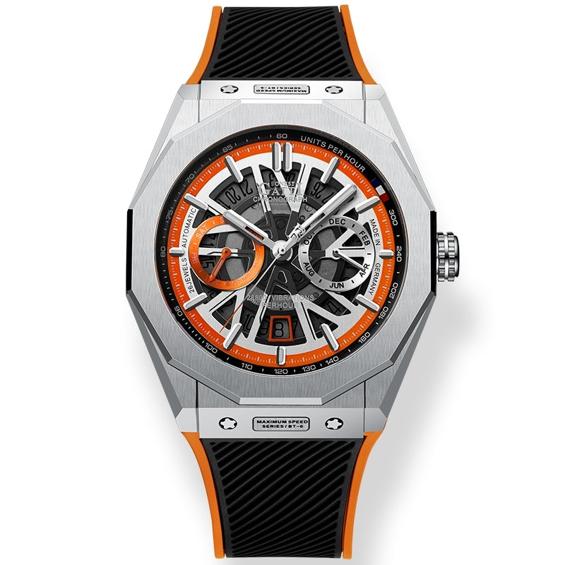 BG9601 Geometric Skeleton Automatic Watch