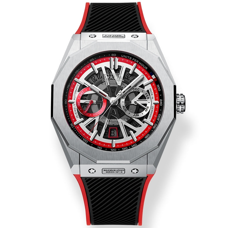 BG9601 Geometric Skeleton Automatic Watch