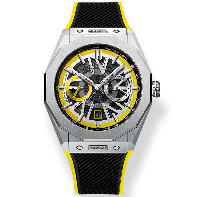BG9601 Geometric Skeleton Automatic Watch