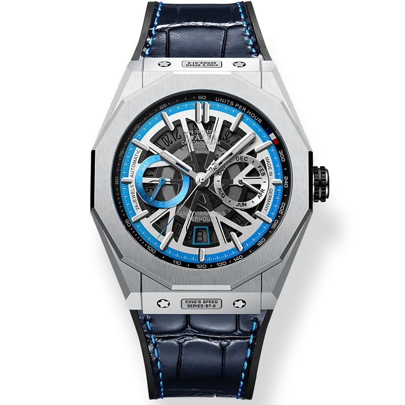 BG9601 Geometric Skeleton Automatic Watch
