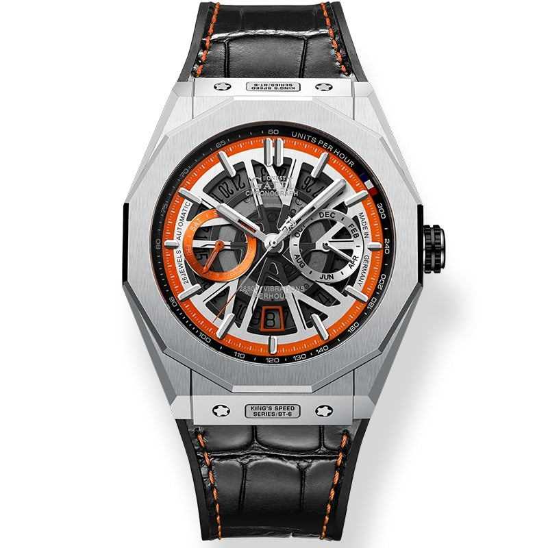 BG9601 Geometric Skeleton Automatic Watch