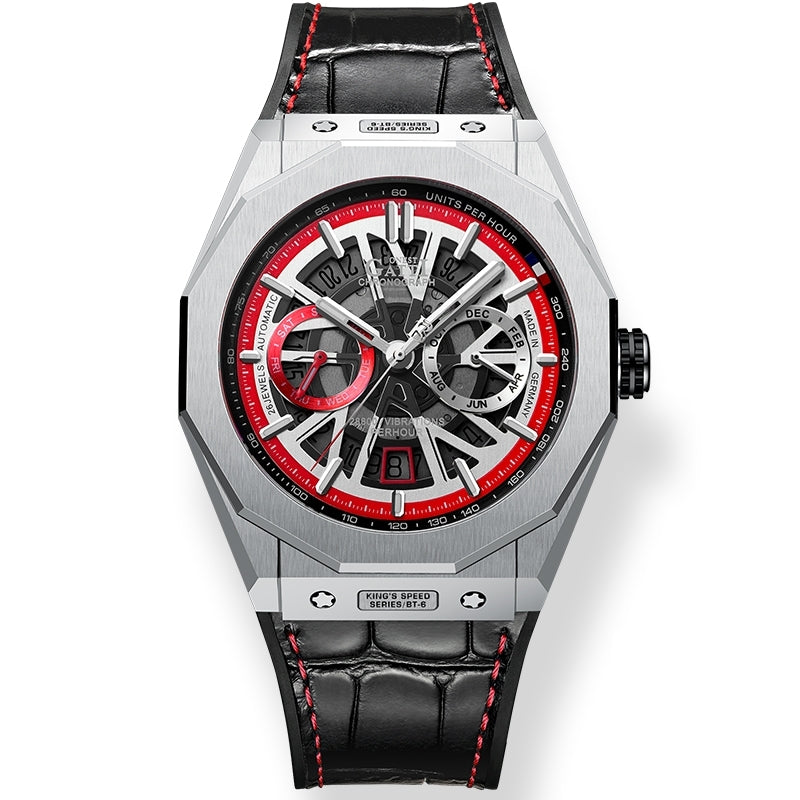 BG9601 Geometric Skeleton Automatic Watch
