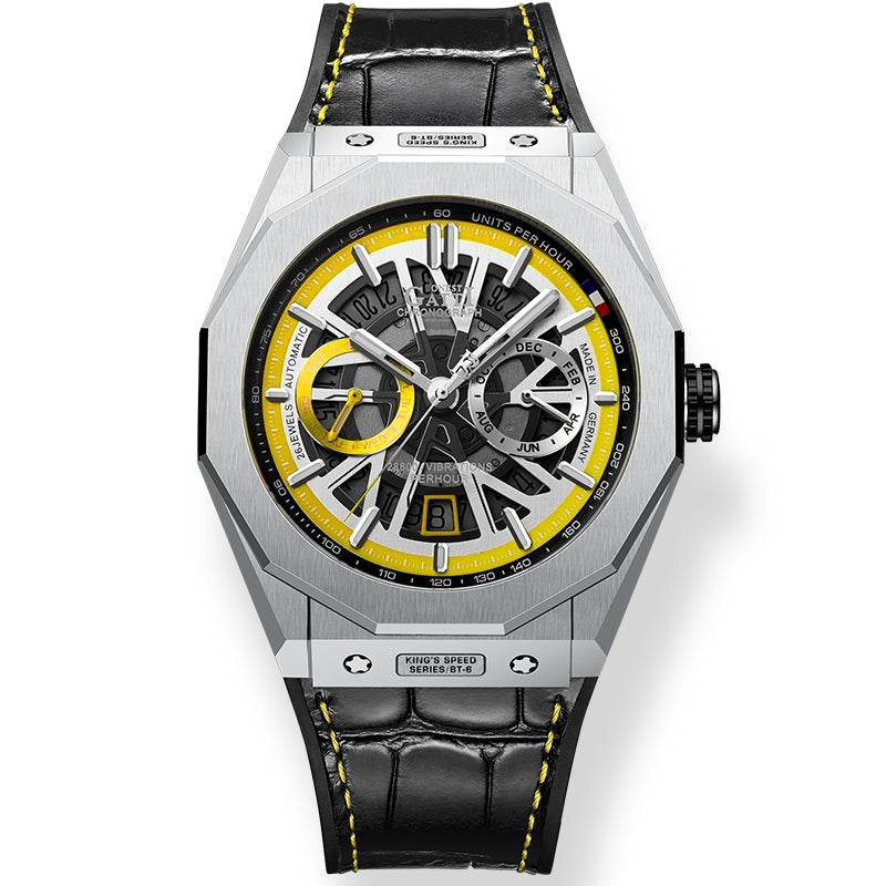 BG9601 Geometric Skeleton Automatic Watch