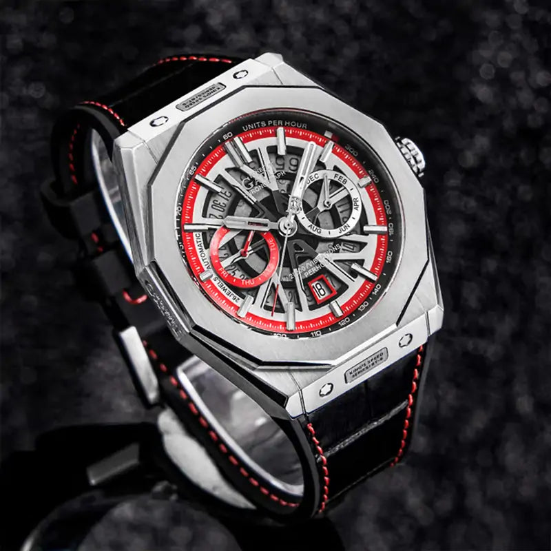 BG9601 Geometric Skeleton Automatic Watch