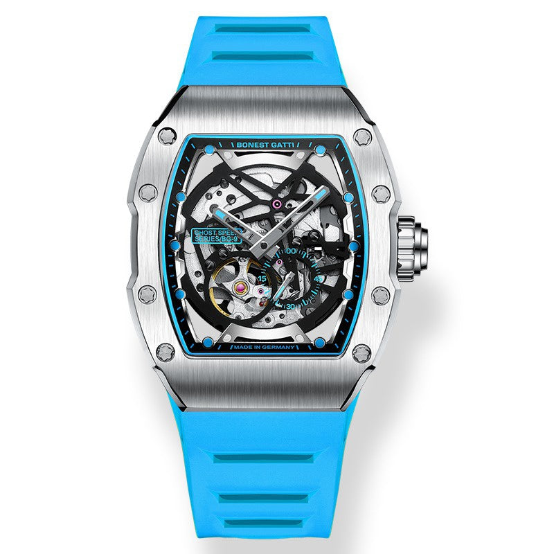 BG9901 Skeleton Tonneau Automatic Watch
