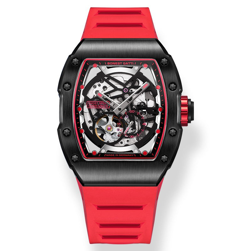 BG9901 Skeleton Tonneau Automatic Watch
