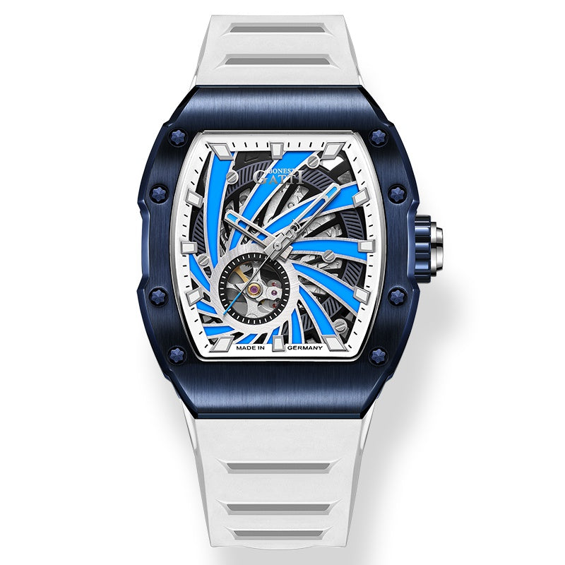 BG9902 Skeleton Tonneau Automatic Watch