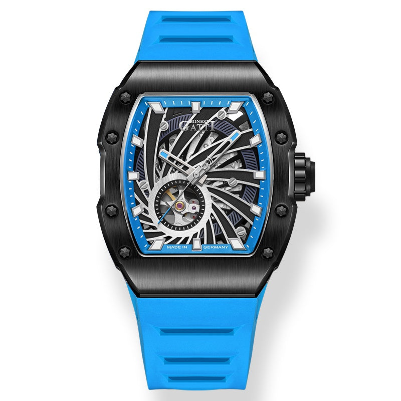 BG9902 Skeleton Tonneau Automatic Watch
