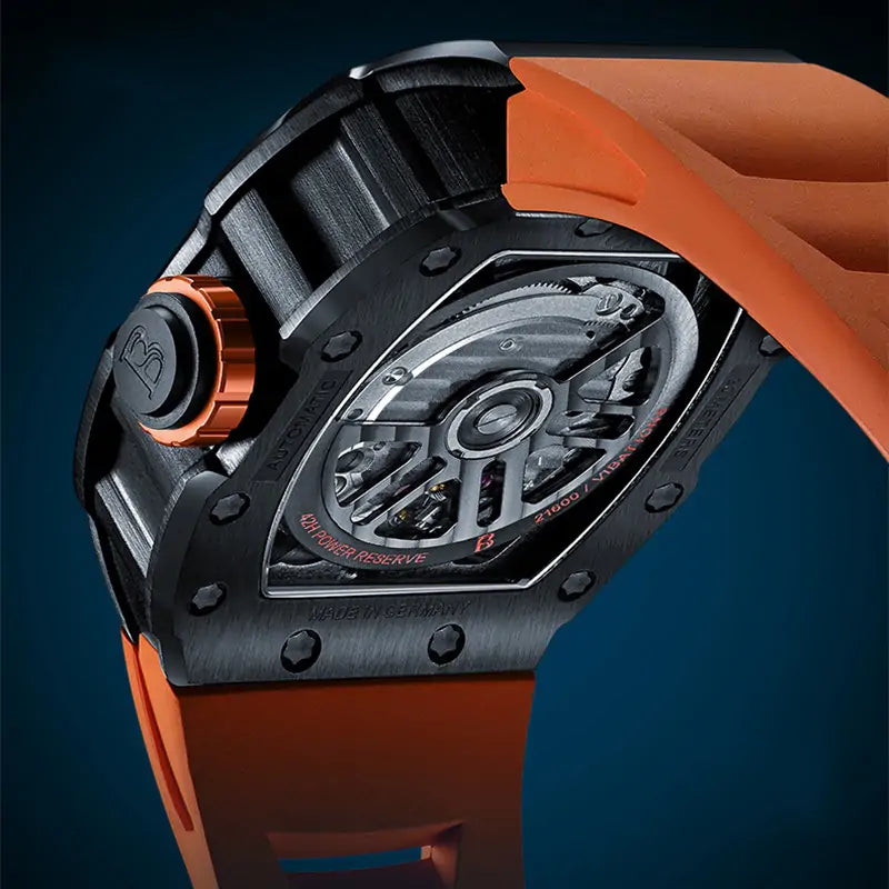 BG9902 Skeleton Tonneau Automatic Watch