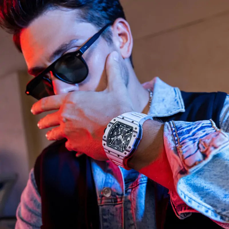 BG9907 Carbon Fiber Tonneau Automatic Watch