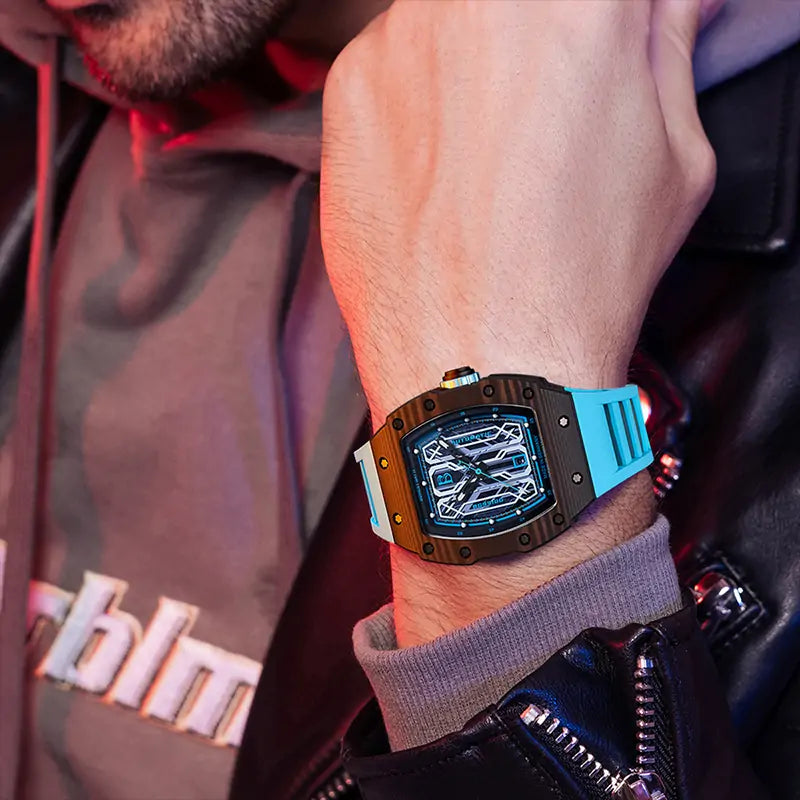 BG9916 Carbon Fiber Automatic Watch