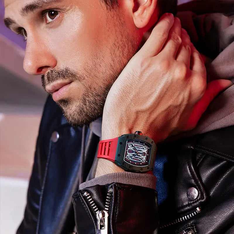 BG9916 Carbon Fiber Automatic Watch