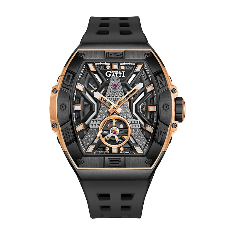 BG5001 Eiffel Tower Tonneau Automatic Watch