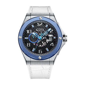 BG8701 Skeleton Automatic Date Watch