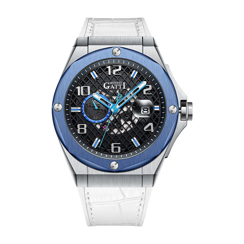 BG8701 Skeleton Automatic Date Watch