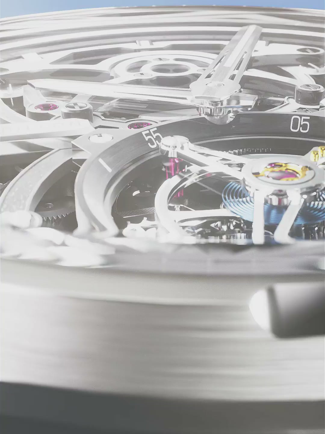 BG7004 Skeleton Tourbillon Automatic Watch